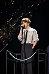 Singer Woonhak of boy band BoyNextDoor during the band's “Knock On Vol.1” Seoul finale concerts, held from July 25 to 27 [KOZ ENTERTAINMENT]