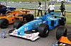 Benetton B199 Formula One racing car is parked at the Peaches Run Universe 2025 show run event in Yongin, Gyeonggi on Sunday. [CHO YONG-JUN]