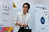 Kim Keon Hee, wife of former president Yoon Suk Yeol, casts her ballot at a voting booth in Seocho District, southern Seoul, on June 3, the day of Korea's 21st presidential election. [JOINT PRESS CORPS]