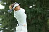 Joo Soo-bin plays her shot from the 18th tee during the first round of the Dana Open at Highland Meadows Golf Club on July 18 in Sylvania, Ohio. [AFP/YONHAP]