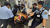 Members of Solidarity Against Disability Discrimination hold a protest at Myeong-dong Station on subway Line No. 4 on Sept. 5. [SOLIDARITY AGAINST DISABILITY DISCRIMINATION]