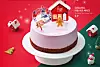 Gong Cha's Christmas Taro Cheese Cake (9,900 won) [GONG CHA]