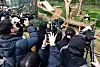 Reporters and the public take photos of Fu Bao on the last day she was shown to the public at Everland in Yongin, Gyeonggi on March 3. [JOINT PRESS CORPS]