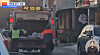 The captured image shows a Grade 7 public servant in Yangyang County, Gangwon, driving a sanitation truck. [SCREEN CAPTURE]