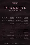 Schedule for Blackpink's 'Deadline' world tour [YG ENTERTAINMENT]
