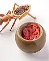 Sorbet topped with ants at EVETT in Gangnam District, southern Seoul [RESTAURANT EVETT]