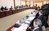 Government officials are seen during a National Pension Fund Management Committee meeting at the government complex in Seoul on Jan. 26. [YONHAP]
