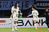Daegu FC’s Edgar celebrates after scoring a goal during a K League 1 match against Suwon FC at Suwon Stadium in Gyeonggi on Nov. 2. [YONHAP]