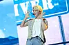Boy band Tomorrow X Together's Soobin performs during “Act: Tomorrow,” which kicked off with two shows at Gocheok Sky Dome in western Seoul on Aug. 22 and 23. [BIGHIT MUSIC]