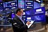 A trader works on the floor at the New York Stock Exchange in New York in this file photo from August 28, 2024. [REUTERS/YONHAP]
