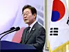President Lee Jae Myung gives a speech during a luncheon meeting for people of national merits, war veterans and their family members at the former presidential office, Cheong Wa Dae or the Blue House, in central Seoul on June 27, 2025. [JOINT PRESS CORPS]