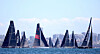 Yachts jockey for position during the start of the Sydney Hobart yacht race in Sydney on Dec. 26, 2018. [AP/YONHAP]