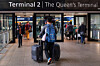 A traveller arrives at Heathrow Airport Terminal 2 in Greater London, Britain, on Sept. 20, 2025. [REUTERS/YONHAP]