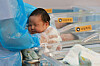 A nurse looks after a newborn baby at the CHA Ilsan Medical Center in Goyang, Gyeonggi, on July 24. [YONHAP]