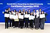 Students selected to receive the Hyundai Motor Chung Mong-Koo Global Scholarship pose for a photo during a scholarship award ceremony held at the On Dream Society building in Myeong-dong, central Seoul, on March 29. [HYUNDAI MOTOR CHUNG MONG-KOO FOUNDATION]