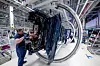 A worker assembles an iX3 at BMW's newest manufacturing plant in Debrecen, Hungary. Mass production starts in October. [BMW KOREA]
