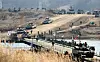 Military tanks cross a bridge in Gyeonggi in a joint defense drill between South Korea and the United States in March. [NEWS1]