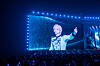 Virtual boy band Plave performs during its encore concerts, the finale of its “Dash: Quantum Leap″ tour, held on Nov. 21 and 22 at Gocheok Sky Dome in western Seoul. [VLAST]