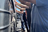 A still frame from a video made available by the US Immigration and Customs Enforcement via the Defense Visual Information Distribution Service (DVIDS) shows an immigration raid at the Hyundai-LG vehicle assembly plant in Ellabell, Georgia, USA, 04 September 2025 (issued 07 September 2025). Immigration officials arrested 475 workers in the raid, most of them South Korean citizens. [EPA/YONHAP]