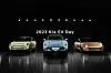 Kia's low-cost EV lineup. From left, EV3, EV5, EV4. EV3 and EV4 will be introduced in Korea in 2024. [KIA]