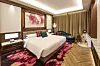 Inspire's holiday-themed room [MOHEGAN INSPIRE ENTERTAINMENT RESORT]
