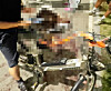 The man accused of killing his dog by dragging it behind an e-bike on Aug. 22 [YONHAP]