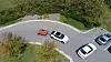 Hyundai Mobis' Trailer Reverse Assistance system, a technology that automatically steers a vehicle with a trailer based on the rear-view camera image when reverse parking is needed. [HYUNDAI MOBIS]