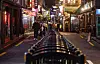 Safety fences installed in Itaewon on Oct. 27, 2023. The fences are set up to prevent overcrowding. [CHOI KI-WOONG]