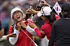 Korea's Amy Yang is doused after winning the KPMG Women's PGA Championship at Sahalee Country Club on Sunday in Sammamish, Washington. [AP/YONHAP]