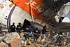 Search operations are underway near Muan International Airport on Jan. 4 following the crash of a Jeju Air passenger plane that killed all but two of the 181 people onboard. [YONHAP]