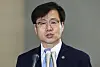 Yeo Han-koo, Korea’s trade representative and head of the Trade Negotiation Division at the Ministry of Trade, Industry and Energy, speaks to reporters at Incheon International Airport on June 22. [NEWS1]