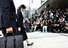 Forner first lady Kim Keon Hee, suspected of involvement in the Deutsche Motors stock manipulation case, appears for questioning as a suspect at the office of the special counsel investigating her in Jongno District, Seoul, on the morning of Aug. 6. [KIM JONG-HO]