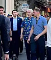 A photo provided by a Yonhap News reader shows former U.S. President Bill Clinton in central Seoul. [YONHAP]