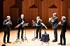 Brass and woodwind instrument performers play during the 19th Seoul Spring Festival of Chamber Music's closing recital on May 5, 2024. [SEOUL SPRING FESTIVAL OF CHAMBER MUSIC]