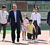 Former President Yoon Suk-yeol and his wife Kim Keon Hee arrive at the polling station at Wonmyong Elementary School in Seocho District, southern Seoul, on Tuesday morning to cast their ballots in the 21st presidential election. [JOONGANG ILBO]