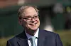 Director of the National Economic Council Kevin Hassett speaks briefly to the media while he walks into the White House in Washington, DC, United States, on March 7. [EPA/POOL/YONHAP]