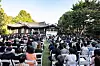 A performance from the 19th Seoul Spring Festival of Chamber Music takes place at the former residence of President Yun Po-sun in Jongno District, central Seoul, on April 27, 2024. [SEOUL SPRING FESTIVAL OF CHAMBER MUSIC]