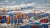 The photo shows export containers stacked at Pyeongtaek Port in Pyeongtaek, Gyeonggi, on Aug. 26. [NEWS1]