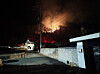 A fire breaks out in a mountainous area in Jangnim-ri, Daegang-myeon, Danyang County, North Chungcheong, at 1:59 a.m. on Feb 23. [NEWS1]