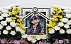A memorial altar for 7-year-old Kim Ha-neul, who was allegedly stabbed to death by a teacher, is set up at Konyang University Hospital in Daejeon on Feb. 11. [NEWS1]