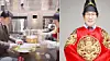 Yu Bi-bim as King Bibim from the Netflix cooking survival show 'Culinary Class Wars,' left, and a profile shot of Yu [JOONGANG ILBO]