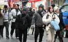 International travelers walk around Myeongdong in central Seoul on Nov. 29. [NEWS1]