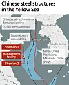 Chinese steel structures in the Yellow Sea [YUN YOUNG]