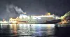 The Queen Jenuvia II ferry is set afloat off the uninhabited islet of Jok near Jangsan Island, off the coast of Sinan, South Jeolla on Nov. 20. [NEWS1]
