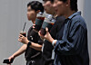 Office workers in Yeouido, western Seoul, drink iced coffees on June 9 in this file photo unrelated to the story. [YONHAP]