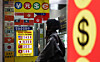 The won-dollar exchange rate is displayed at a booth in Myeong-dong in central Seoul on Nov. 26. [JOONGANG PHOTO]