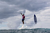 Golden Moment - Overall winner. Gabriel Medina celebrates in round three of the men’s surfing competition at the Paris Olympics.  [JEROME BROUILLET/WSPA]