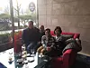 Michele Santoro, son of late Sergeant Major Antonio Santoro, who served at the Italian field hospital from 1951 to 1954, far left, with former Korean Military Attache to Italy Hwang In-gook, second from left, and their wives during their meeting in Korea in 2018. [MICHELE SANTORO]