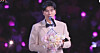 Actor Lee Yi-kyung gives a speech while receiving the Best Choice award at the 2025 Asia Artist Awards held at the National Stadium in Kaohsiung, Taiwan, on Dec. 7. [SCREEN CAPTURE]