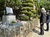 Ambassador of Italy to Korea Federico Failla paying tribute to Italian doctors, nurses and officers who served during the Korean War (1950-1953), at the special monument dedicated to the Italian service established at Usin Elementary School in western Seoul, which was formerly used as the Italian field hospital.[EMBASSY OF ITALY IN KOREA]